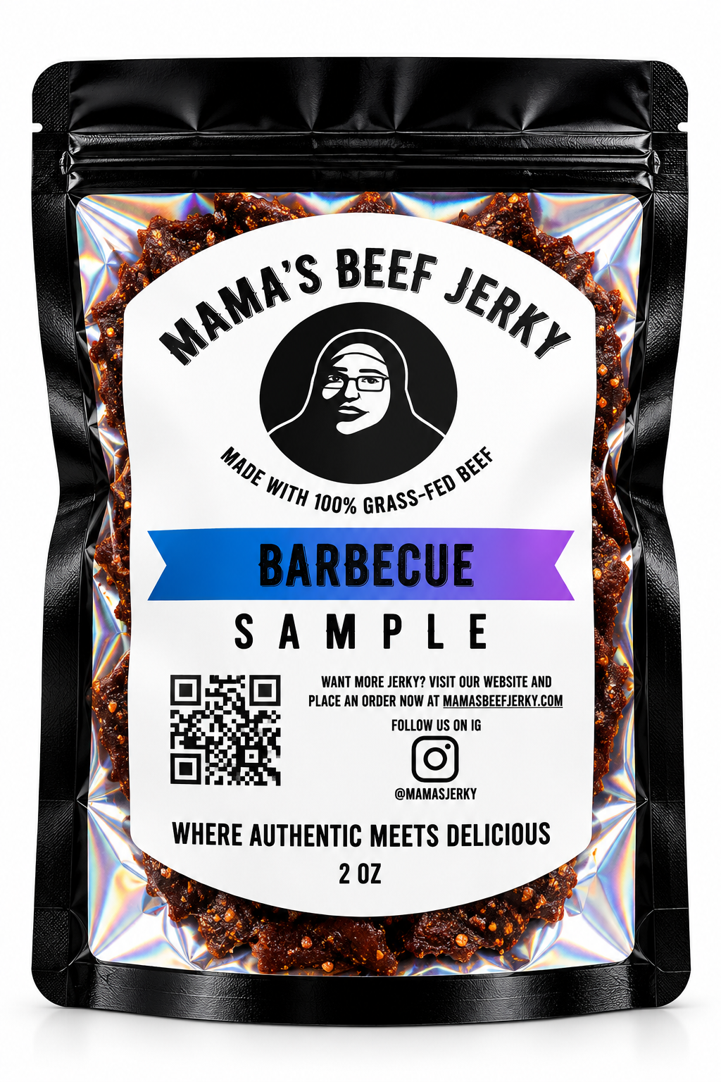 Mama's Mini Sample - 2 oz Beef Jerky
