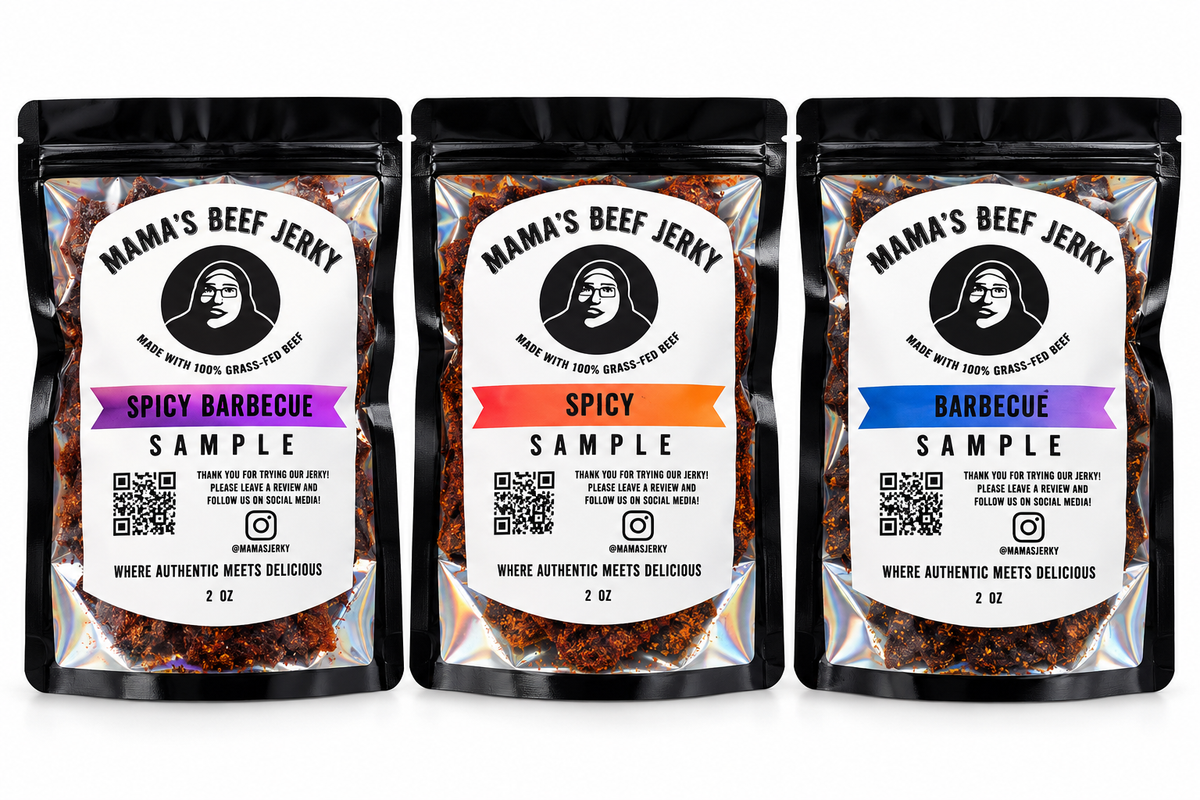 Mama's Mini Sample - 2 oz Beef Jerky