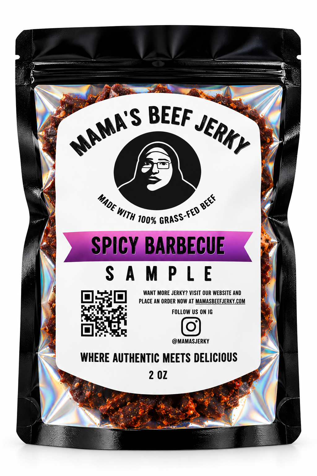 Mama's Mini Sample - 2 oz Beef Jerky