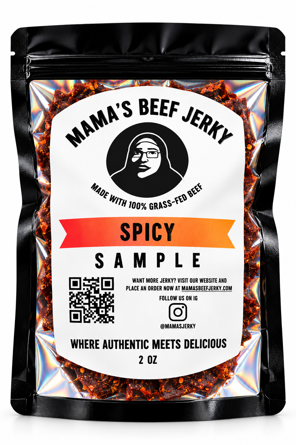 Mama's Mini Sample - 2 oz Beef Jerky